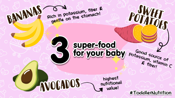 3 super-foods for your baby!